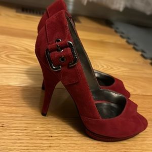 Guess red heels